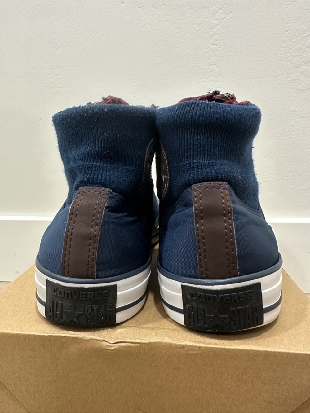 Converse Chuck Taylor All Stars - Navy High Top Sneakers - Picture 5 of 9